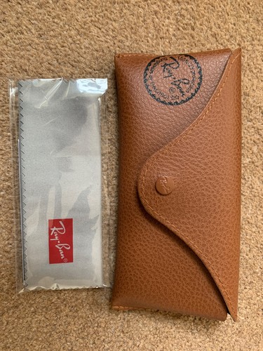 Rayban brown sunglasses case - brown,
