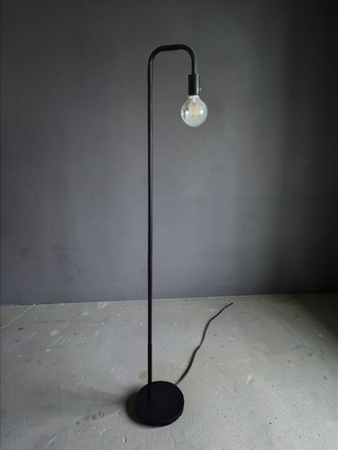 Industrial black floor lamp - industrial,