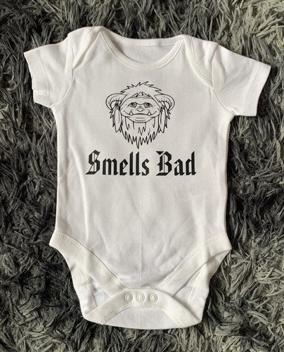 Labyrinth style baby vest 80s - baby, vest,