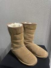 Bearpaw Tan Suede & Sheepskin Emma Pull On Boots Size 7(40) 
