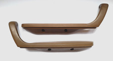 ROVER P6B PAIR V8 FRONT DOOR ARMRESTS BRONZE  372050 372052 NEW NOS S2 + NADA