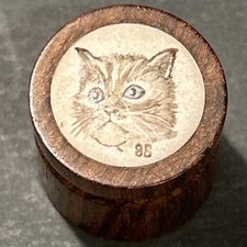 Vintage Miniature Wooden Pill