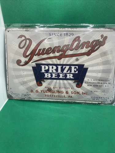 Yuengling prize beer metal - yuengling, beer-metal