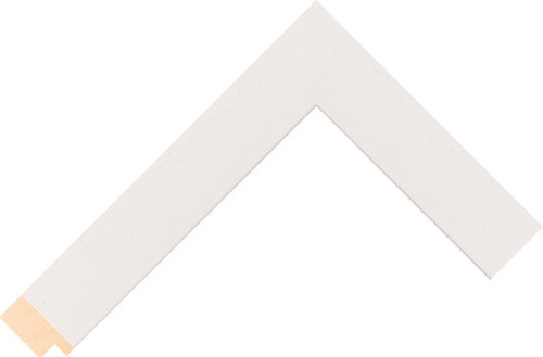 30mm wide white flat - 30mm,