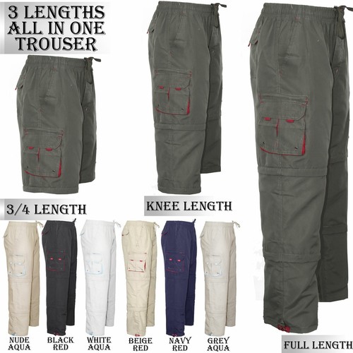 Mens zip off - zip, cargo