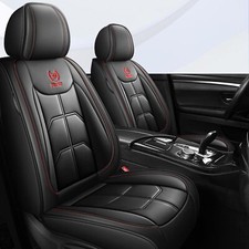 For Honda Civic CR-V Front Car Seat Covers 2-PCS Waterproof Durable PU Leather