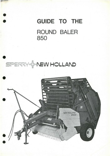 New holland round - holland, baler