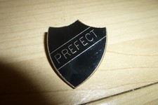 Vintage Black Enamel Prefect