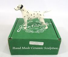 John Beswick Hand Made Dalmatian Ceramic Sculpture with Box D1763 1987