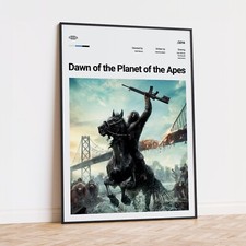 Dawn of the Planet of the Apes Movie Film Poster Art Print
