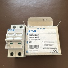 MEM EATON 2 AMP DP MCB EMDH202