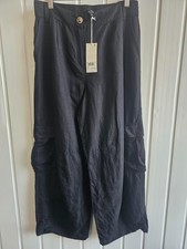 Next Linen Blend Cropped