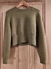 Zara Green Wool Blend Sweater