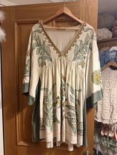 Zara Embroidered Dress Size