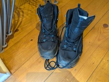 QUECHUA Men's Mountain Hiking Boots - MH100 Mid - Black