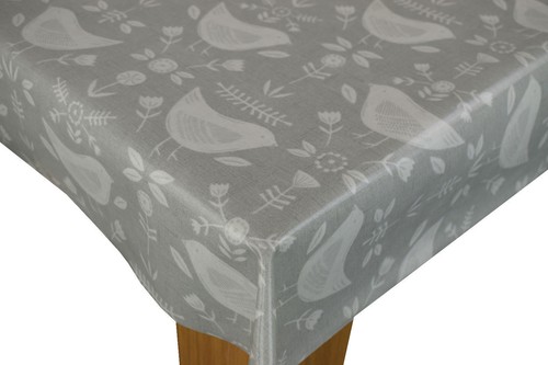 Grey cotton oilcloth wipe - oilcloth,