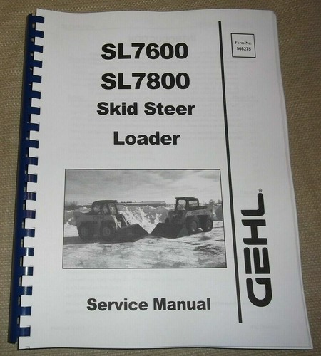 Gehl 7600 7800 - gehl, sl-7800