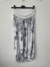 Women Lagenlook BOHO Hippy Harem Ali Baba baggy Loose Plain Yoga Trouser Pants