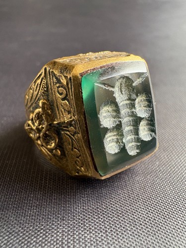 Ancient agate stone intaglio - ancient,