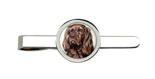 Sussex spaniel tie clip - spaniel,