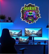 Personalised Gaming Room Graffiti Wall Art Sticker for Games Room/Bedroom gr30