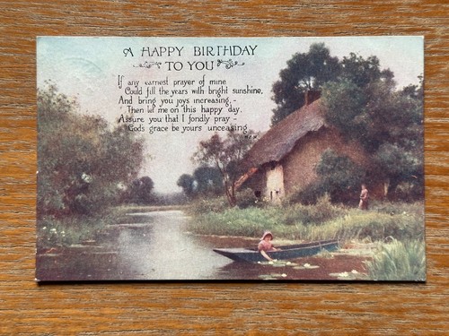 Edwardian birthday greetings - edwardian,