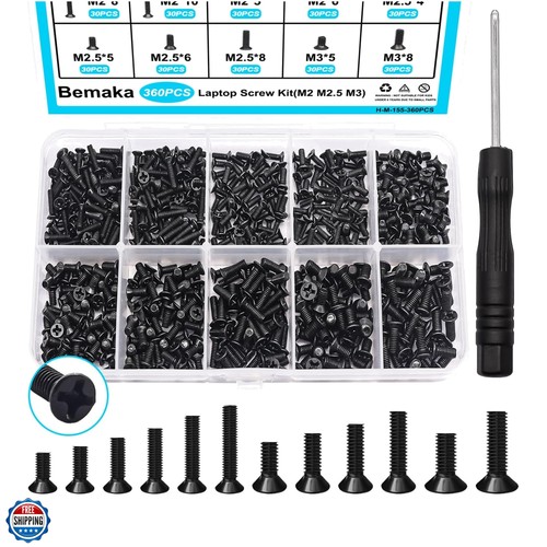 360pcs laptop screws notebook - 360pcs,