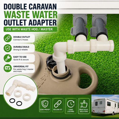 Double caravan waste - waste, water
