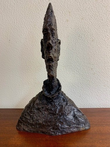 Bronze bust head man diego - bronze,