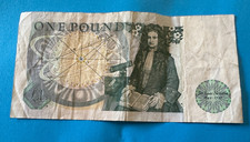 One Pound Note Sir Isaac