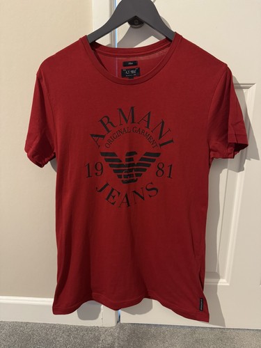 Men armani jeans - men’s, red