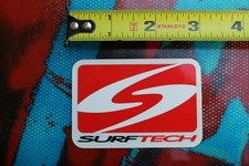 SURFTECH Tuflite Epoxy Surfboards Randy French Clear V18 Vintage Surfing STICKER