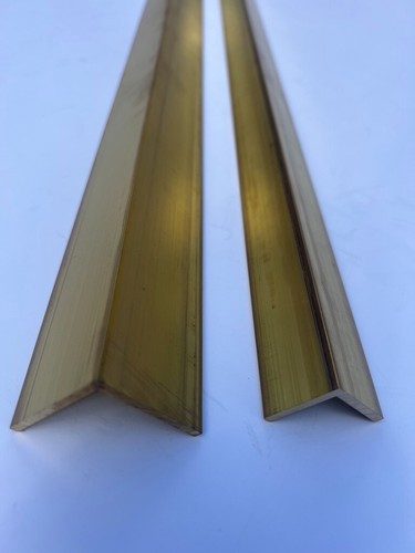 Brass angle shaped or - angle,