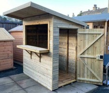 6x5 garden bar shed wooden - shed,