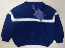 Baby Sweater Blue/White