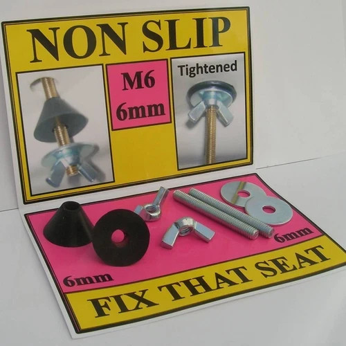 Toilet seat fittings - (6mm),