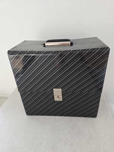 Vintage black striped - striped, vynil