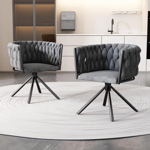Set swivel dining chairs - swivel,