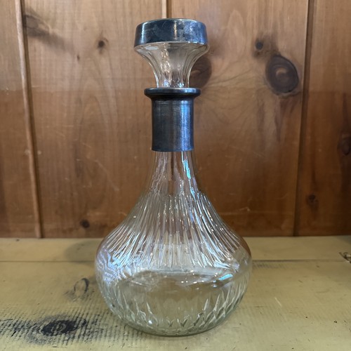 Vintage glass decanter - vintage,
