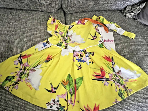 Ted baker baby yellow tropical - baker,