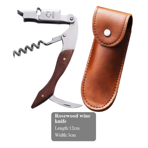 Corkscrew wine opener wooden - opener,