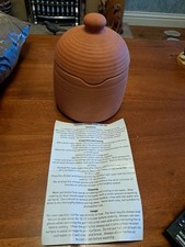 Tandoori 18cm Clay Oven Pot With Recipe New Other.