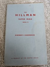 HILLMAN SUPER MINX Mark IV Car