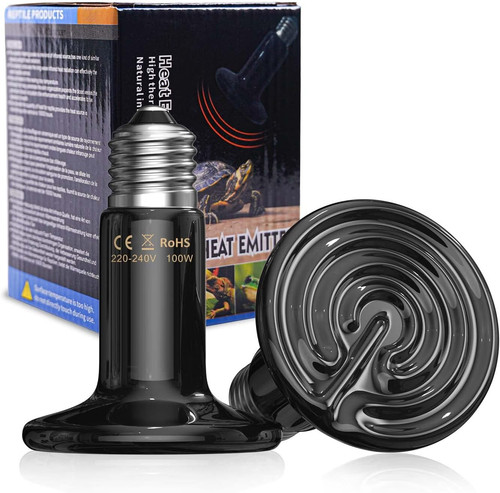 2pack 100w reptile heat lamp - reptile,