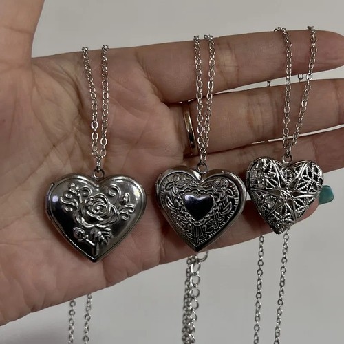 Heart photo locket pendant - heart,