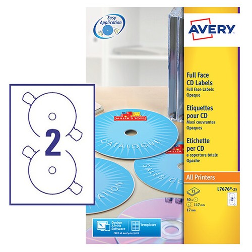 Avery labels l7676 117mm - avery,