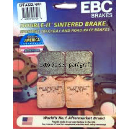 Epfa322 ebc premium brake - epfa322/4,