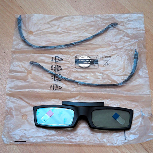 Black glasses with - 3d, tv
