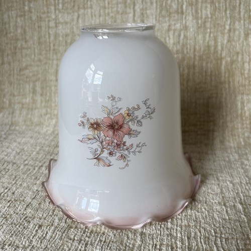 White glass wall light - white,