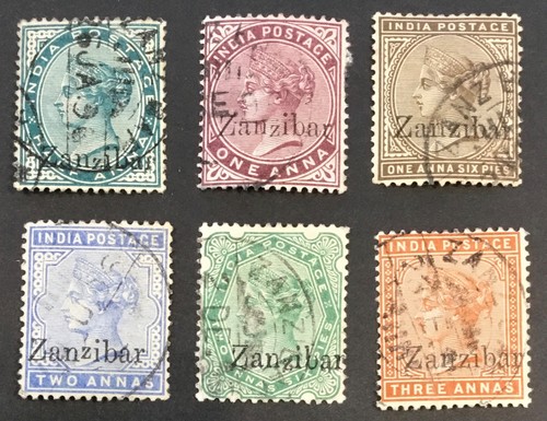 Very good 1895 zanzibar qv - good,